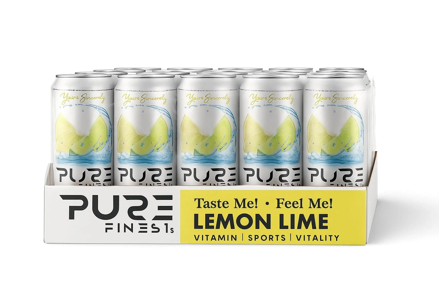 PureFinest Lemon Lime, case of 24 cans